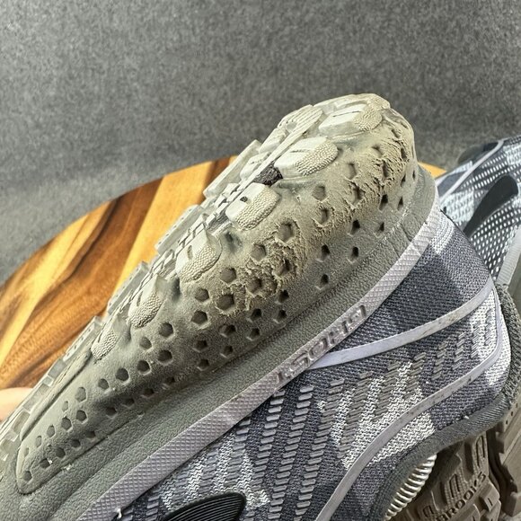 Brooks Ghost 12 Shoes Womens 8 Medium B Grey Purple Plaid Sneakers 1203051B442 - Picture 11 of 14